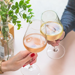 How to hold a wine glass